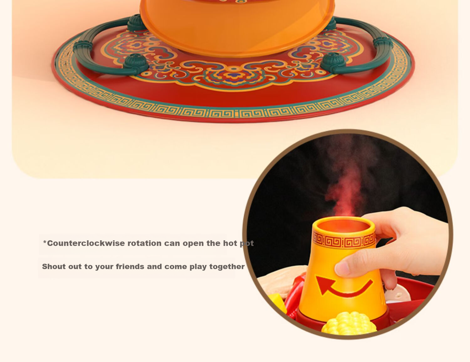 Cawndilla Families Children's Pretend Kitchen Playset, Cooking And Cutting Toys for Boys And Girls Aged 1-3 Birthday Gift 9