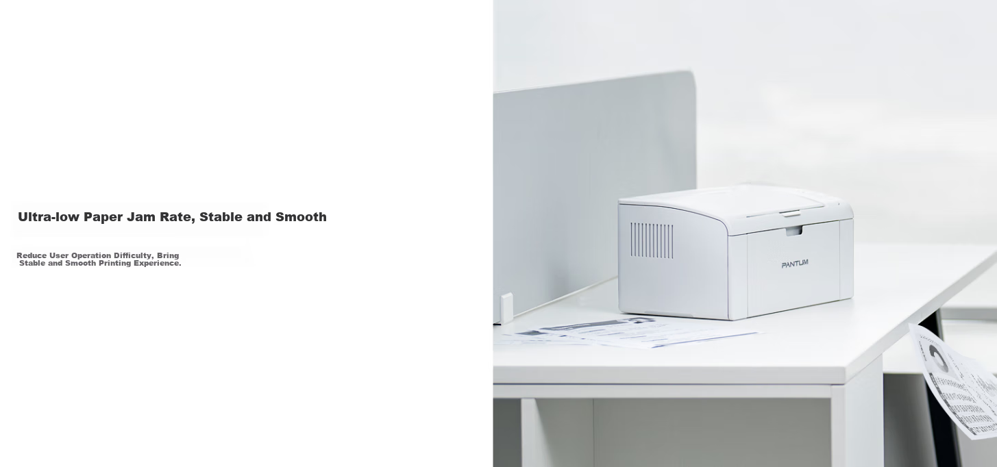 PANTUM P2506 A4 Black And White Laser Printer, Commercial High-Speed Printing, Shared Printing, Convenient Printing, Automatic Sleep Mode, Energy-Saving USB 3