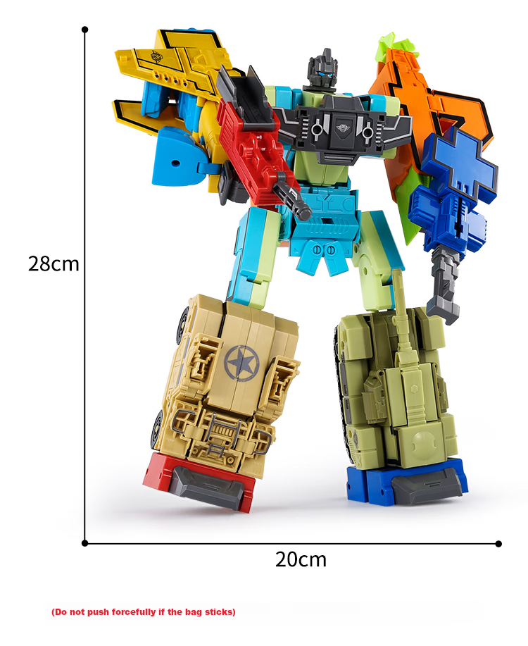 Tangmi TEMI Children's Digital Transforming Robot Toy Car, Boys' Birthday And Holiday Gift 8