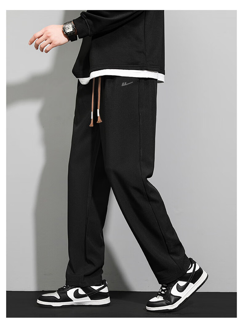 Warrior Casual Pants for Men, Spring And Autumn Loose Straight-Leg Wide-Leg Trousers, Trendy Versatile Sports Pants for Me 15