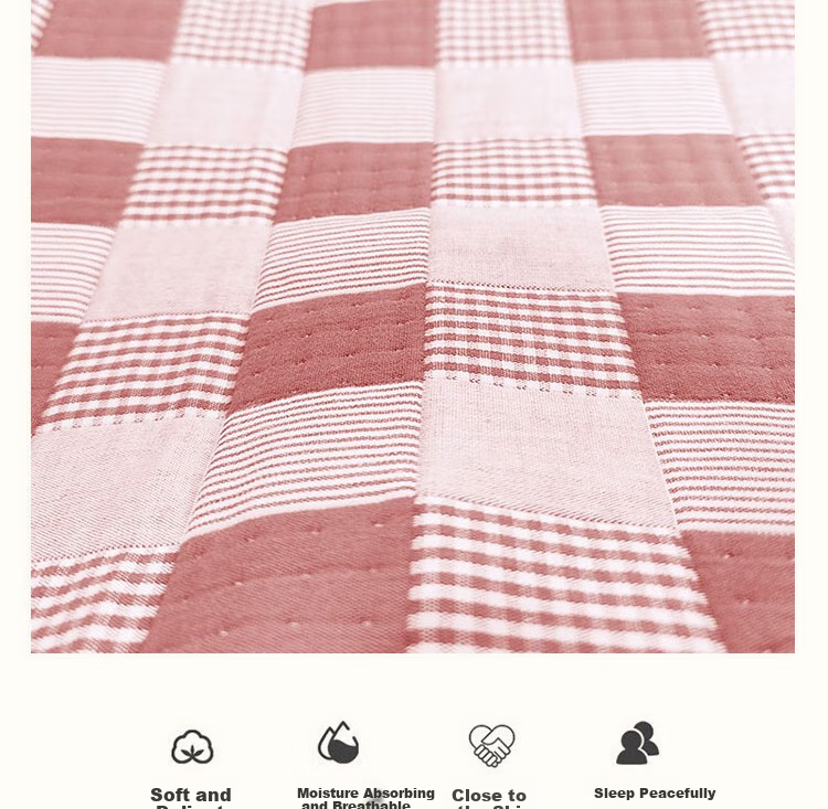 Ran Brand A-Class Antibacterial 100% Cotton Pillowcase Oil and Sweat Resistant Extra Large Thickened Pillowcase Pair 50*80cm 5
