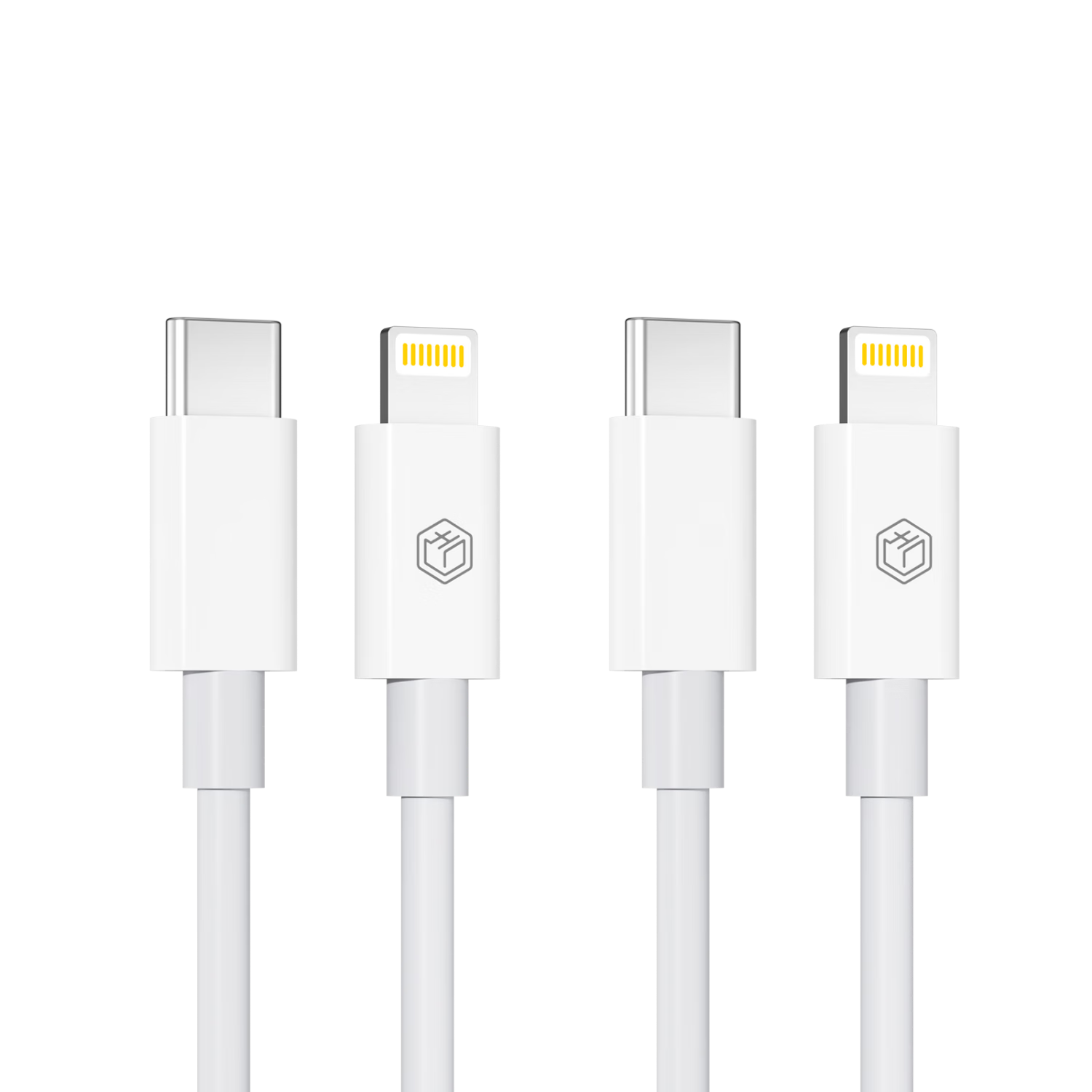 JD Original [Two-Pack] Apple PD30W20W Fast Charging Data Cable, Two Cables, Charging Cord for IPhone14/13/12/11ProMax/iPadPro/Air Tablet And Smartphone