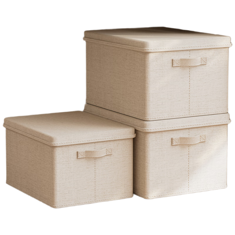 Nailaiwu Japanese Tianshan Cotton Linen Wardrobe Clothes Storage Box Washable Down Jacket Quilt Organizer Large Size
