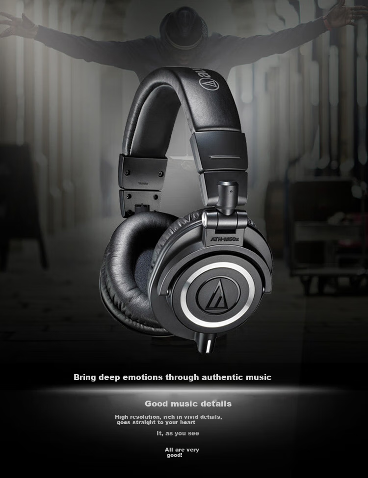 Audio-Technica ATH-M70X High-End Professional Recording Headphones with Accurate Sound Reproductio 3