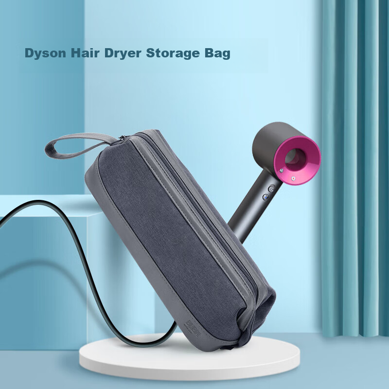 BUBM Dyson Hair Dryer Bag, Dyson Curling Iron Storage Pouch, Hair Dryer Accessories, Portable Handheld Straightener Organizer Bag