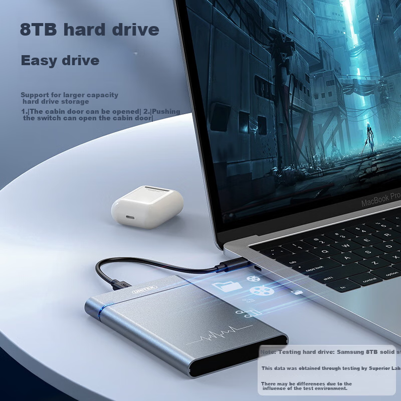 Внешний корпус для жесткого диска UNITEK S109A, 2.5 дюйма, USB 3.2 Gen 2, алюминиевый сплав, черный