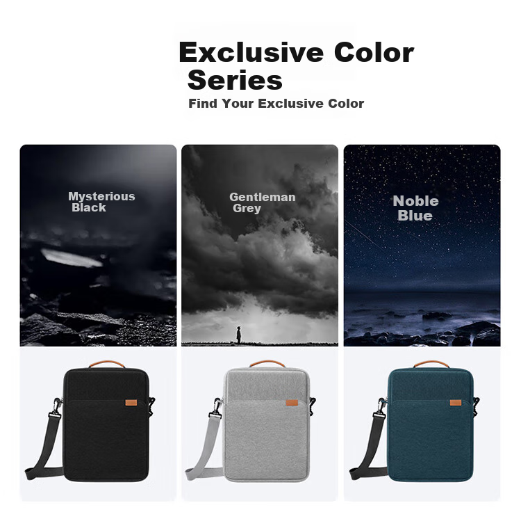 BUBM Tablet Bag, 11-Inch IPad Storage Case Pro Inner Sleeve Air5, Tablet Storage Handheld Shoulder Bag, Crossbody Bag, Black 8