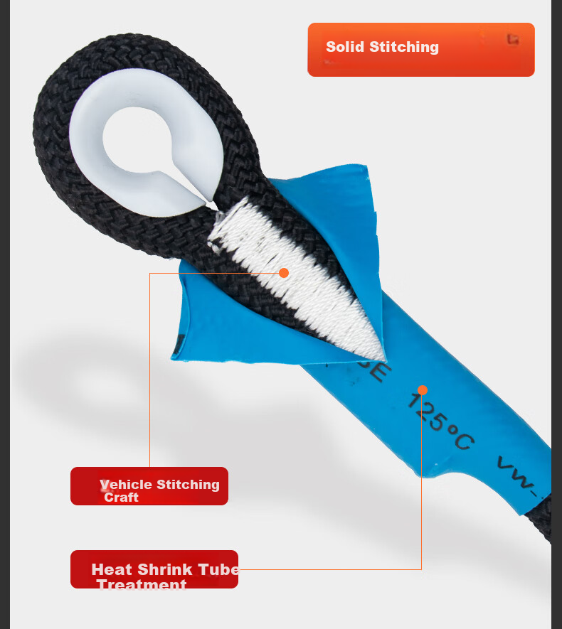 Geermu Safety Harness, Five-Point National Standard Safety Rope, High-Altitude Work GD3699, Double Large Hooks, Shock-Absorbing Pack, 1.8 Meters 19