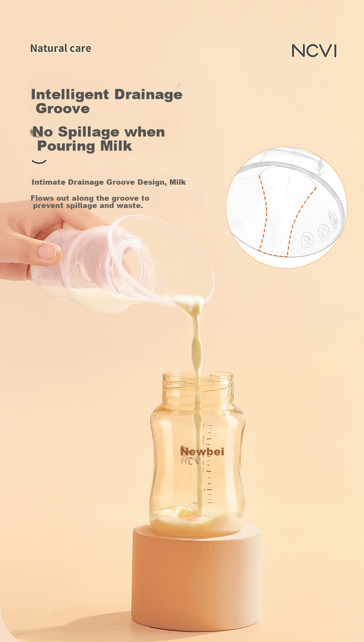 Xenbea Ultra-Thin Wearable Breast Pump, Hands-Free Manual Breast Pump, Leak-Proof Milk Collector, Milk Extractor 8797 11