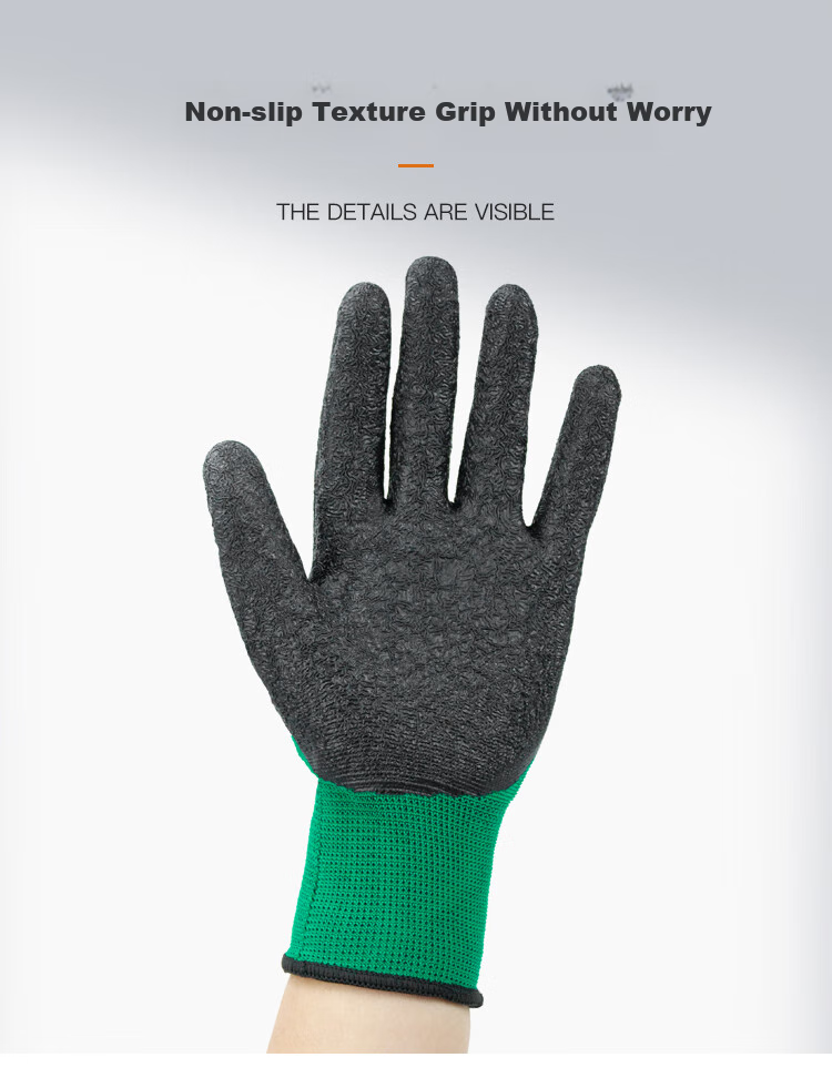 Gongpinxing Nitrile Work Gloves, Durable, Breathable, Odor-Resistant, Waterproof, Oil-Proof, for Construction And Auto Repair, Thick Rubber Gloves [12 Pairs], Blue And White Nitrile [Beijing Warehouse] 5