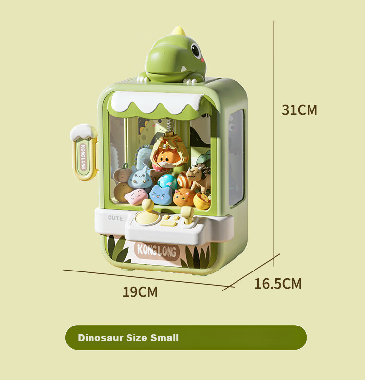 AoZhiJia Claw Machine Toy for Children 3-6 Years Old, Girls' Birthday Gift, Pretend Play Large-Sized Gacha Doll Grabber Machine 21