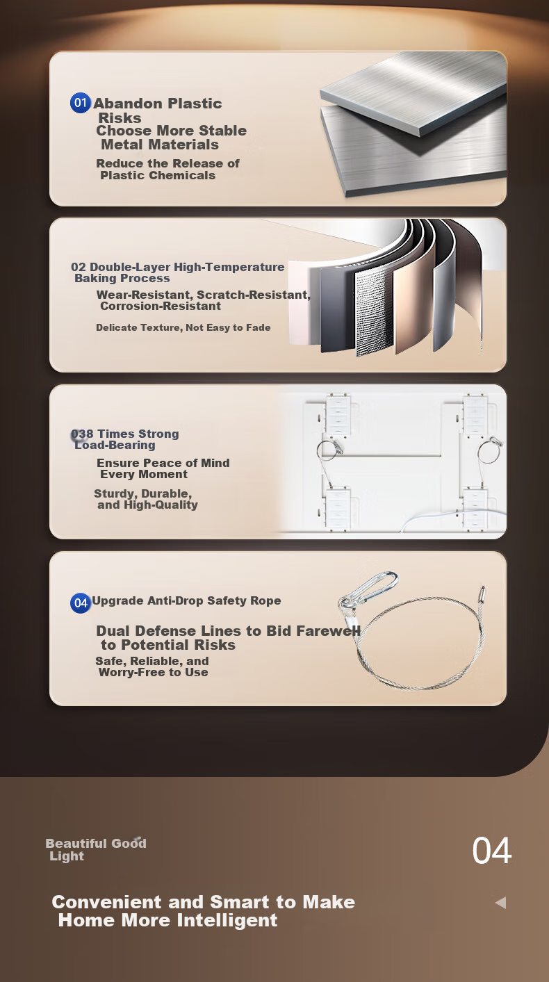 Midea Ultra-Thin Ceiling Light for Living Room And Bedroom, Full Spectrum Eye Protection Smart Control Square Light Aurora S5 with Installation Included 15