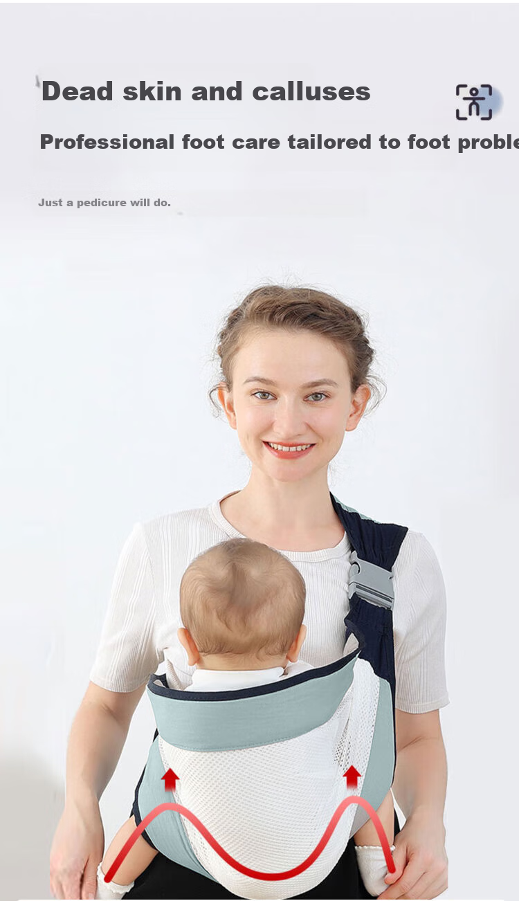 Aibaoshi Baby Carrier, Waist Stool, Front-Facing, Breathable, Horizontal And Vertical Carrying, Multifunctional Baby Sitting Strap, Baby-Carrying Tool, M678 6