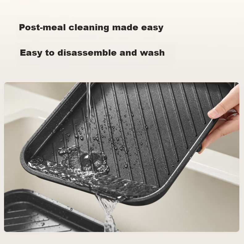 SUPOR Electric Grill Pan, Home Multi-Functional Non-Stick Grill, Detachable And Foldable Outdoor High-Power Barbecue GJ5030P818 27