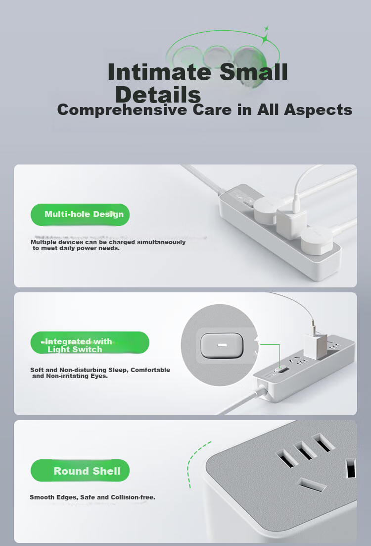 BULL Power Strip / Extension Cord / Power Bar / Multi-Outlet Strip / Surge Protector Z Generation 3 Outlets with Master Switch, 3 Meters Long GN-Z1121J 5