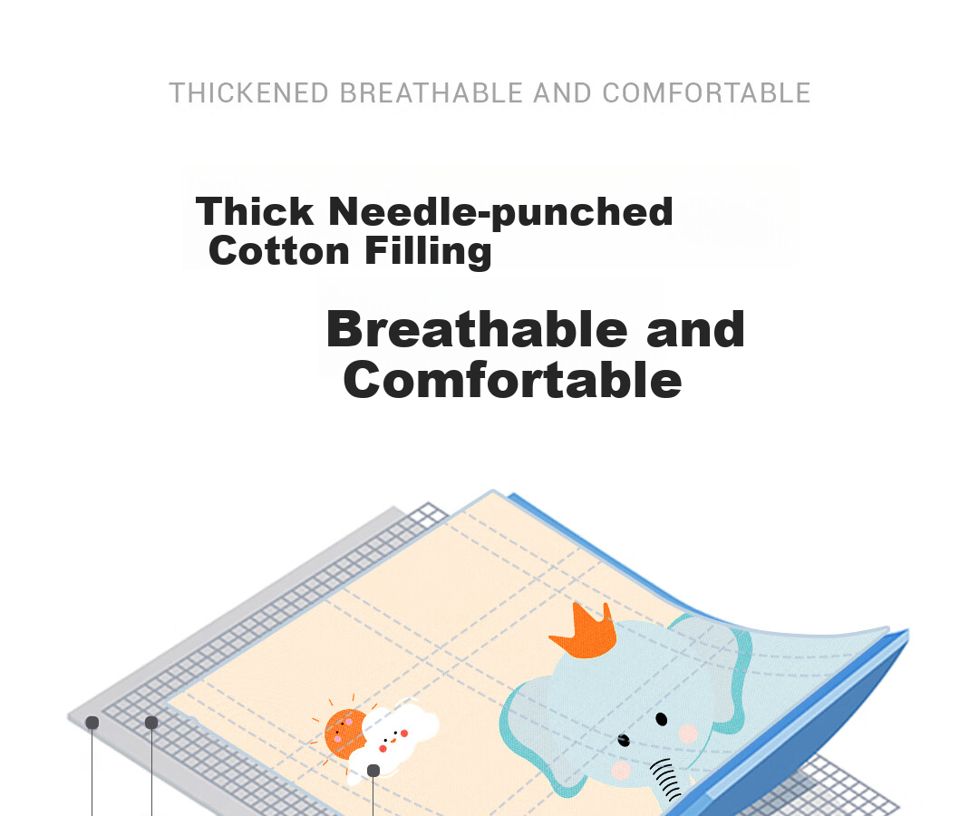 Deli Washable Picnic Mat, Outdoor Camping Ultrasonic Thickened Mat, Moisture-Proof Mat, Portable Tent Crawling Pad 8