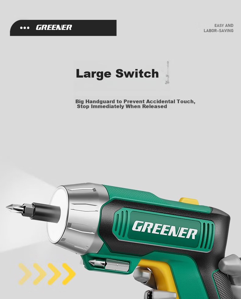 GREENER Advanced Goddess Edition 37-Piece Portable Electric Screwdriver Multifunctional Cordless Household Mini Screw Gun 2