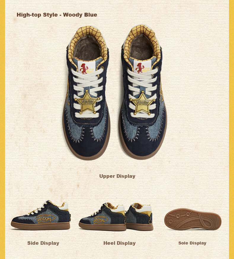 Tianmeiyi Hou Minghao Recommended Toy Story Collaboration Handmade De Xun Strawberry Bear Pink Unisex Sports Sneakers 23