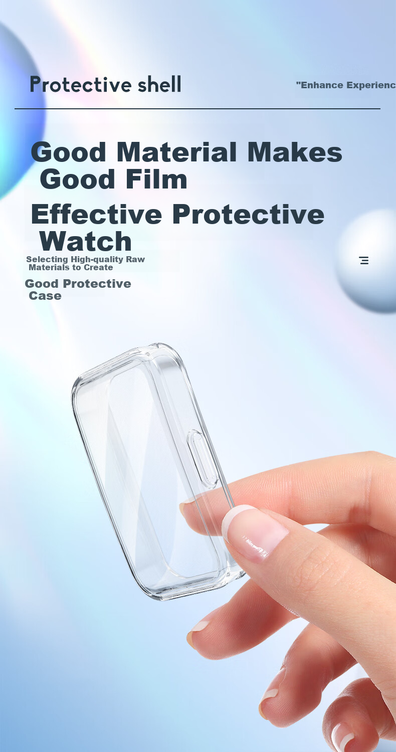 Binghong Compatible with Huawei Band Protective Case, for Huawei Band 10 8 9, High-Definition Shockproof Waterproof Full Protection Case, NFC Version for 8th And 9th Generation, Lightweight Transparent for Men And Women [Silver] 5