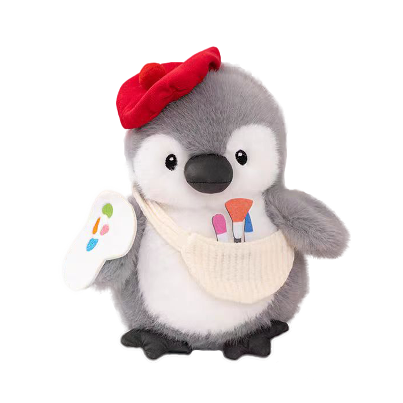 WELTSTON Plush Toy Comfort Doll Pillow Stuffed Doll Birthday Christmas Gift for Girls Penguin Plush Toy