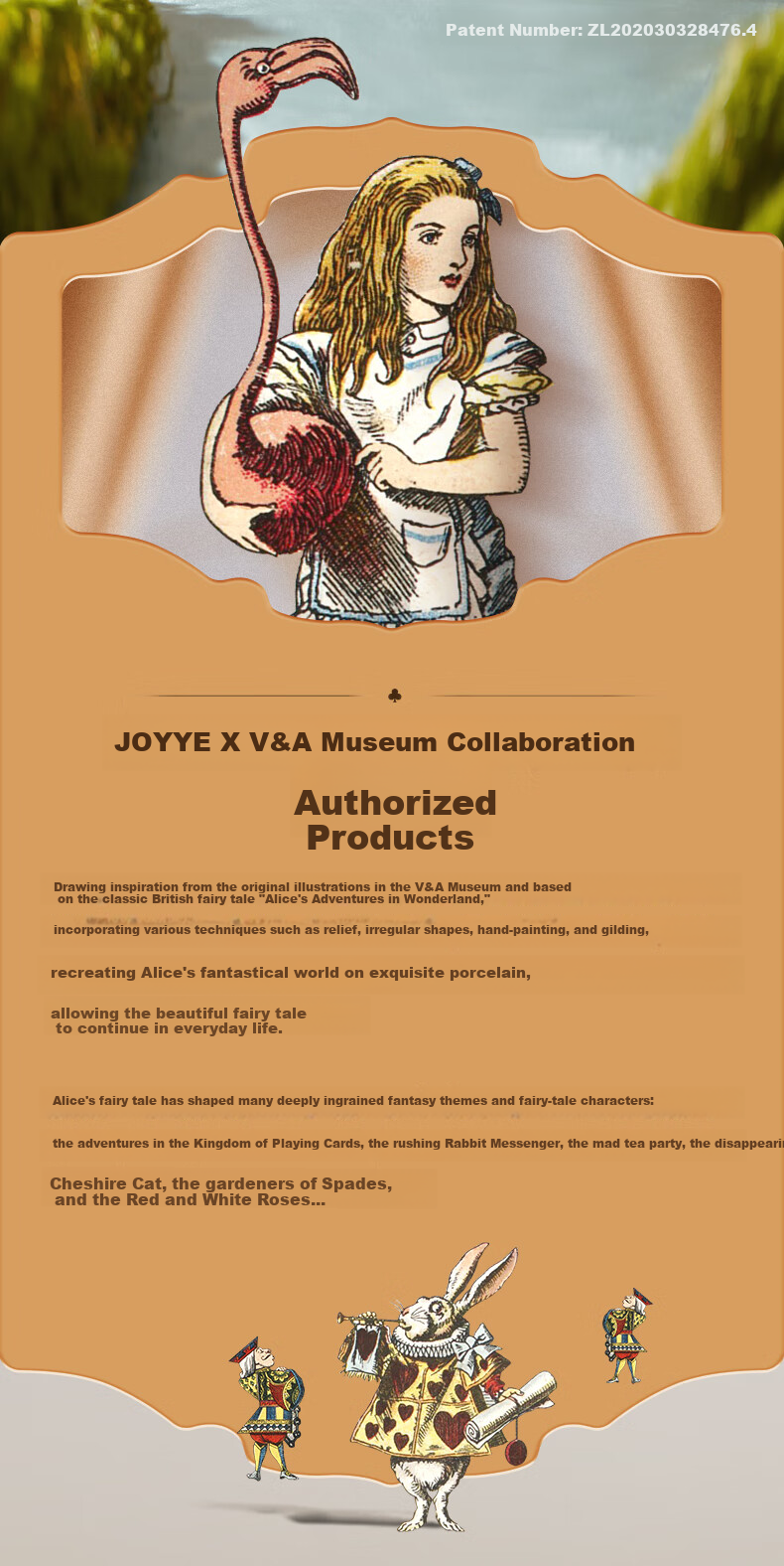 JOYYE Ceramic Mug, Birthday Gift, Alice IP Collaboration Edition, High-Quality Holiday Practical Souvenir Cup 2