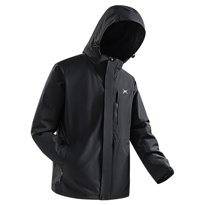 Skechers Men's 3-in-1 Goose Down Jacket 2025 Winter New Casual Warm Sports Outdoor Waterproof Winter Coat