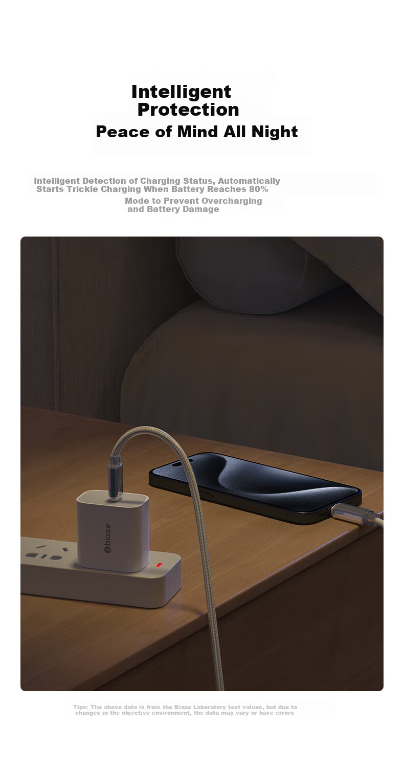 BIAZE Dual-Head Type-C Data Cable, Apple 16 Charging Cable, PD60W Fast Charging Cable, Ctoc Car Charger, IPhone17/16/15ProMax/iPad Air, Huawei Honor 2