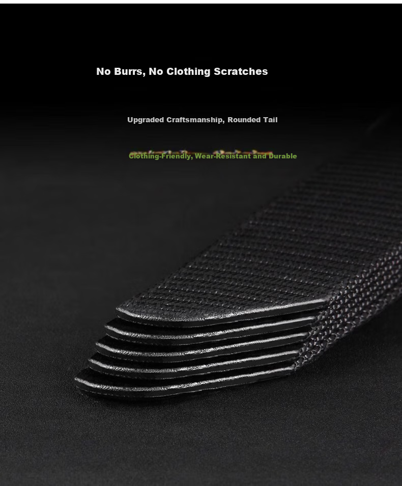 Zhanshuniao P4 (High-End) Automatic Buckle Canvas Belt Nylon Belt for Men, Casual Cargo Pants Woven Belt, Trendy Gift 9