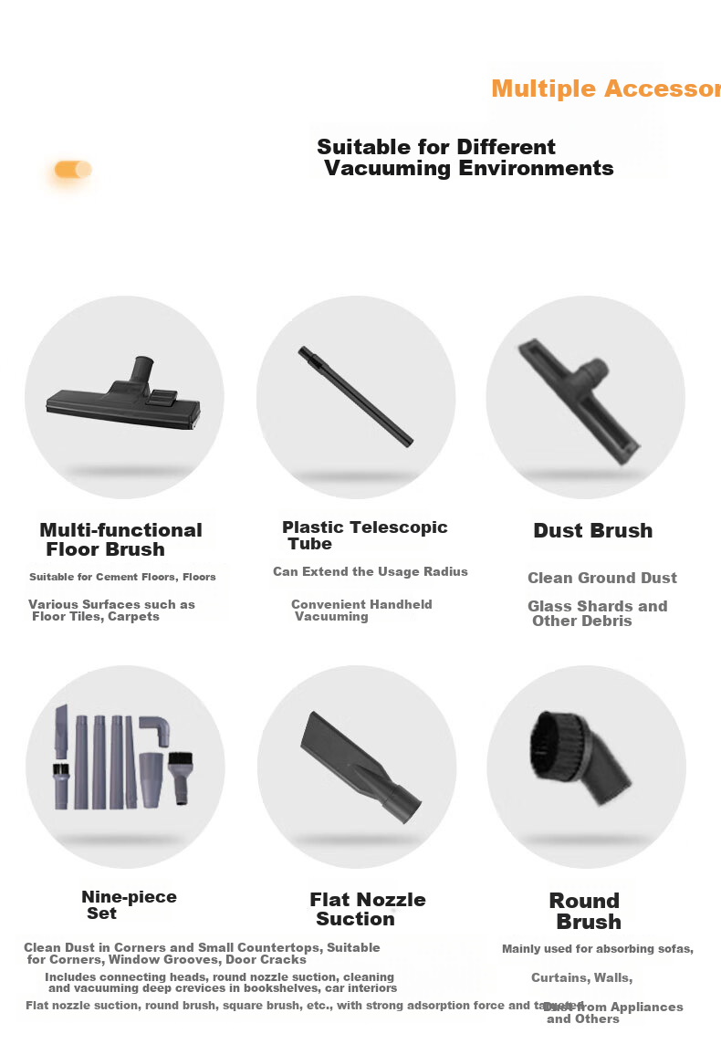 Royalstar Vacuum Cleaner, Industrial 3300W Peak Power, High Suction for Home Use, 45L Capacity, for New Construction And Renovation Cleaning, Commercial Use in Hotels, Car Wash Shops, RS-XT300B 2