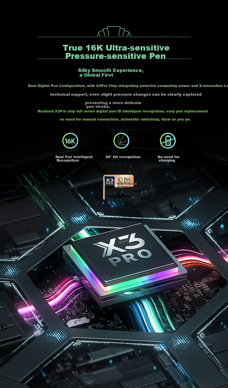 XP-Pen Artist Pro24 (High Refresh Rate), 165Hz Digital Screen, Drawing Tablet, Professional Computer Graphics Drawing Pad AP24, Connects to Laptop, Drawing Board, Writing Pad, Electronic Drawing Board 8