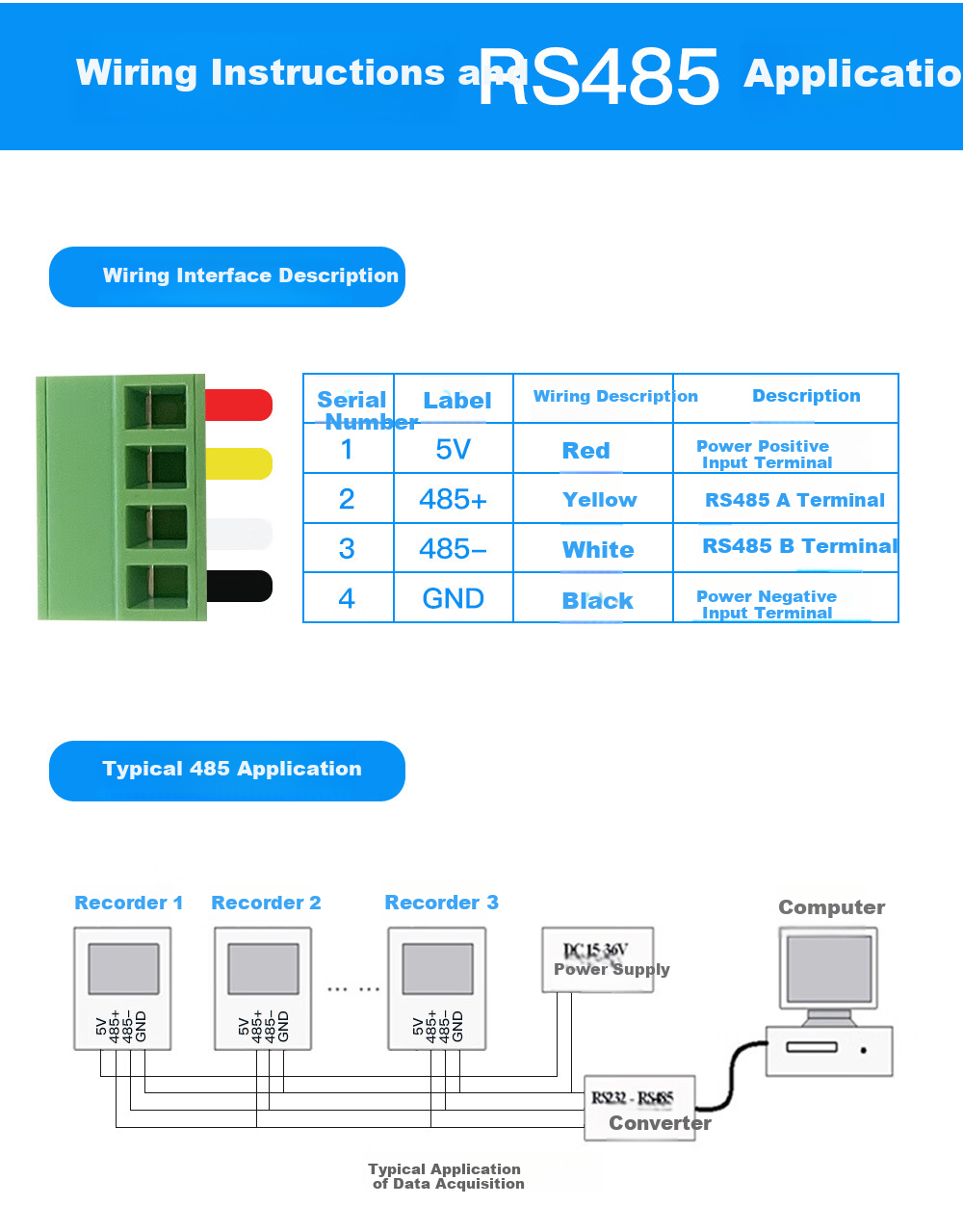 Xingzhilian Temperature And Humidity Logger Industrial-Grade Transmitter for Warehouses, Factories, And Server Rooms RS485 Communication Exportable Data 20