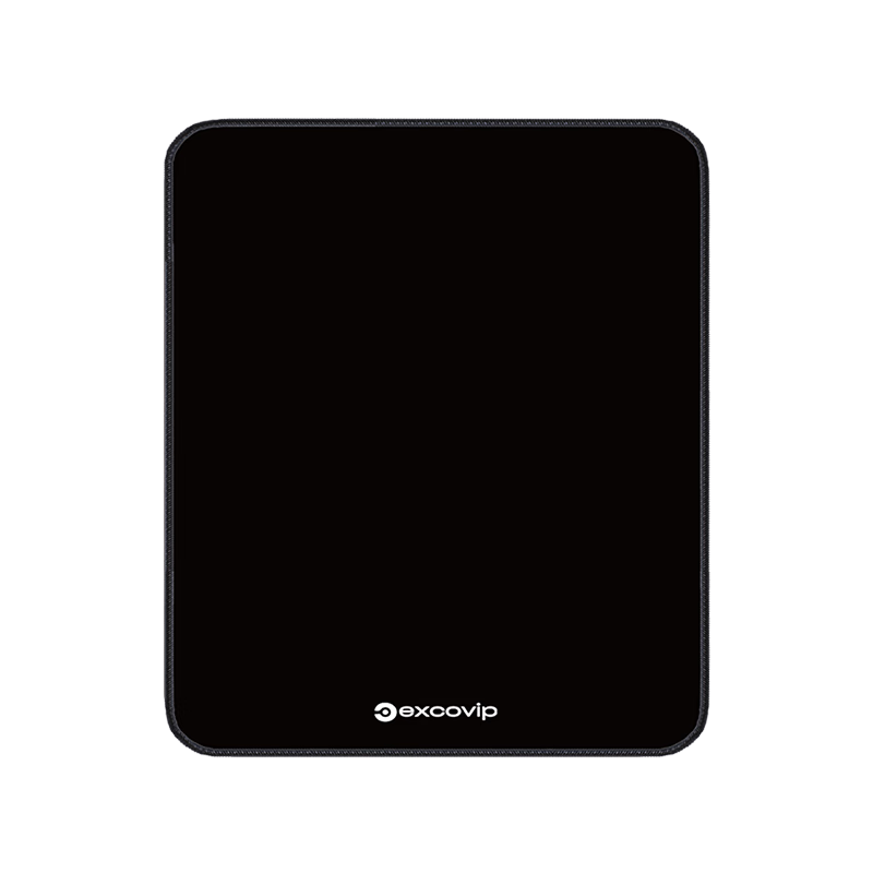EXCO Black Small Mouse Pad Edge-Lined Computer Office Portable Desk Mat Gaming Mouse Pad Keyboard Desk Mat Cute Solid Color Extra Small Mouse Pad 0582