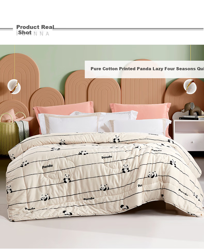 Fuannaertong Quilt, 100% Cotton, Children's Comforter, Student Dormitory Spring And Autumn All-Season Quilt, 152*210cm 9