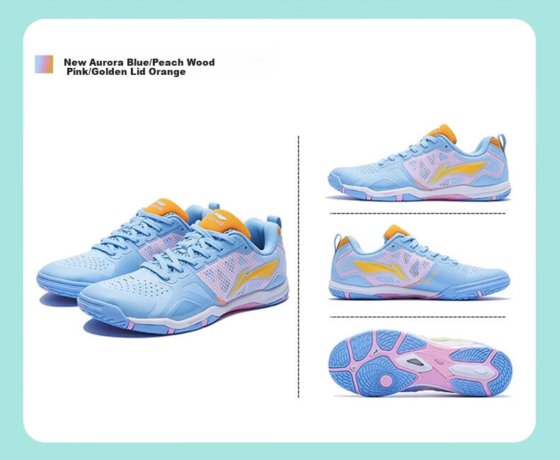 Li-Ning Table Tennis Shoes, Same Model As The Competition's Eagle Eye 2.0 PRO, Unisex, Wear-Resistant, Non-Slip, Professional Sports Shoes 9