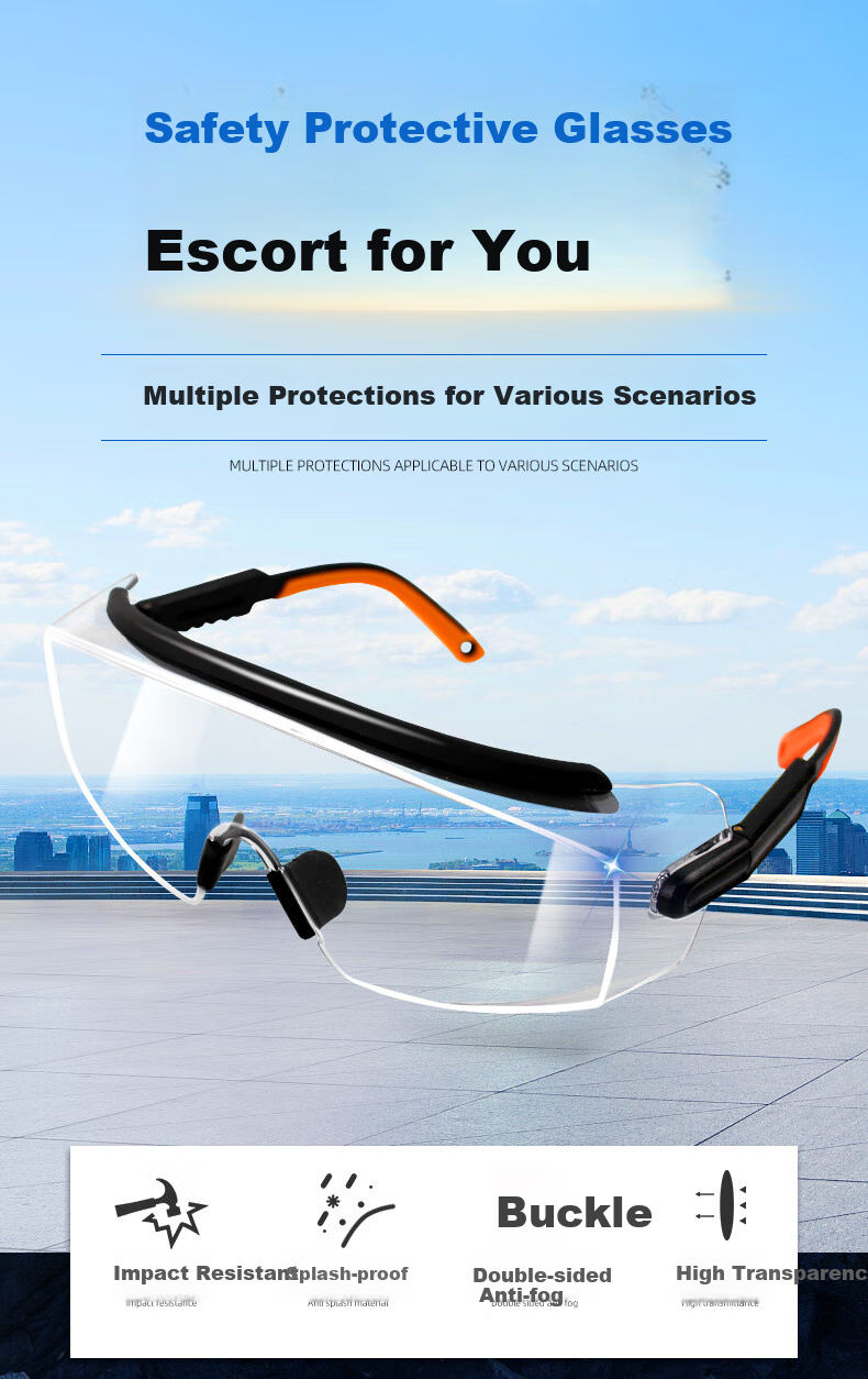 Qiutong Goggles, Anti-Fog Protective Eyewear, Post-Surgery Dust-Proof And Splash-Proof Industrial Glasses 3012AF 1