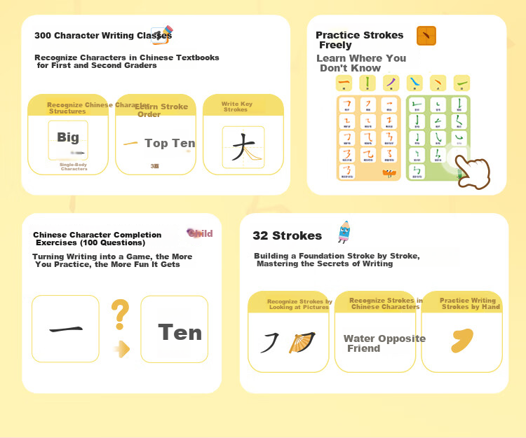 Hongen All-In Early Education Learning Machine English Intensive Set for Preschool to Primary School Transition, Birthday And Back-To Gift for Boys And Girls Aged 3-8 8
