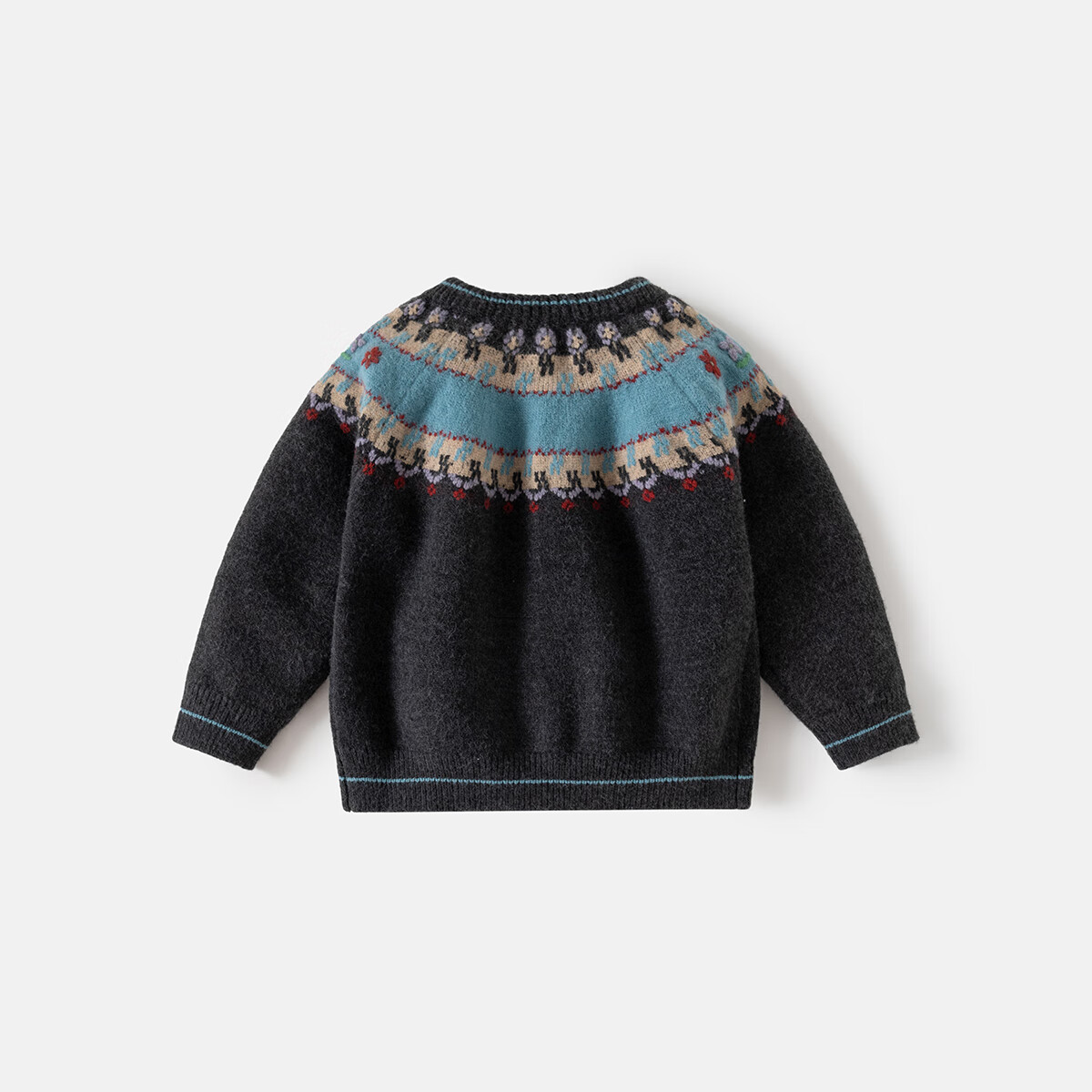 Banxidi Girls Sweater Spring 2026 New Children's Fashion Knitwear Baby Spring and Autumn Wool Cardigan Jacket