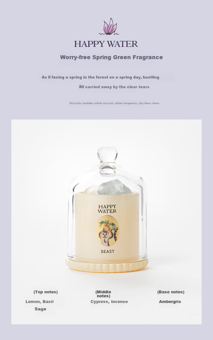 THE BEAST Goddess's Flower Crown Locket Gift Box, Aromatherapy Candle, Indoor Fragrance, Mid-Autumn Festival And Birthday Gift 7