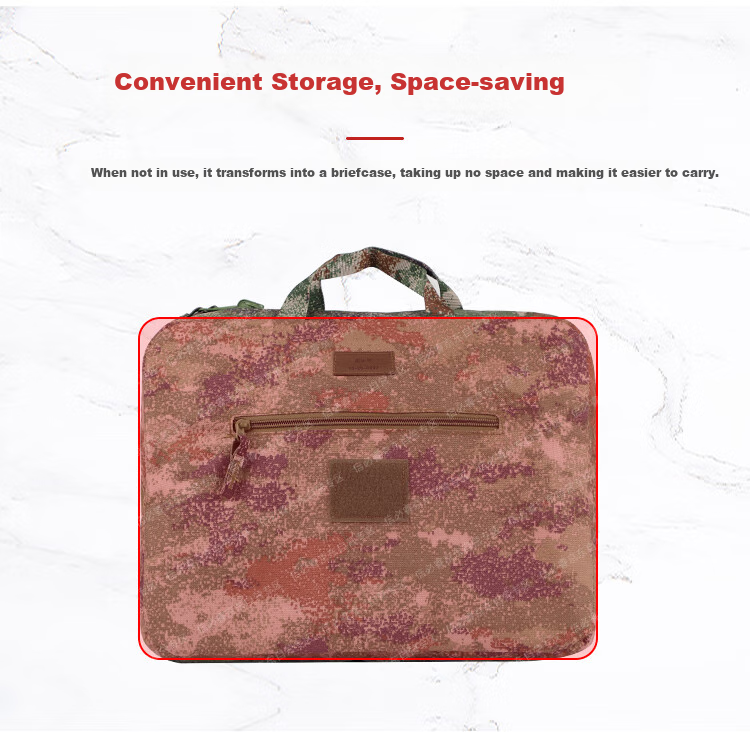 Xinbirui New Camouflage Front Carry Bag, Portable Foldable Scratch-Resistant Wear-Resistant Expandable Large Capacity Bedding Bag Jungle Starry Sky 3