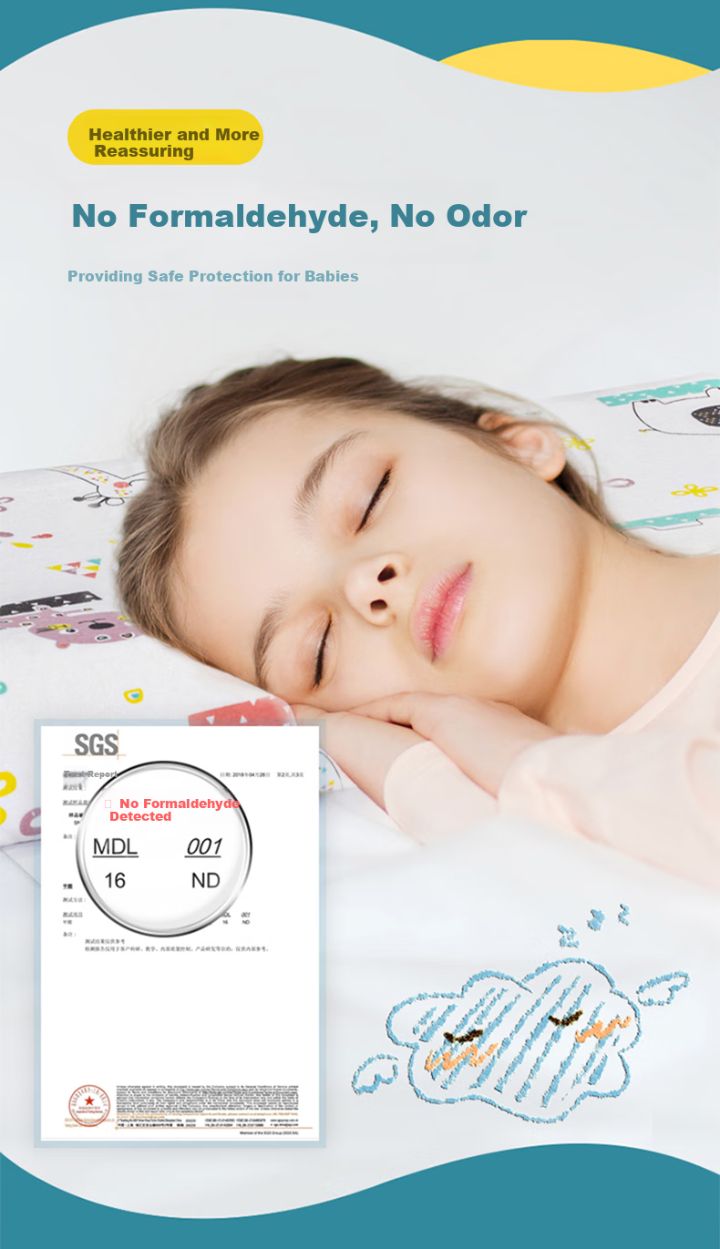 Paratex Children's Latex Pillow, Imported from Thailand with 94% Latex Content, Anti-Mite And Antibacterial for Students, Pillow for Children Aged 2-8 Years 13
