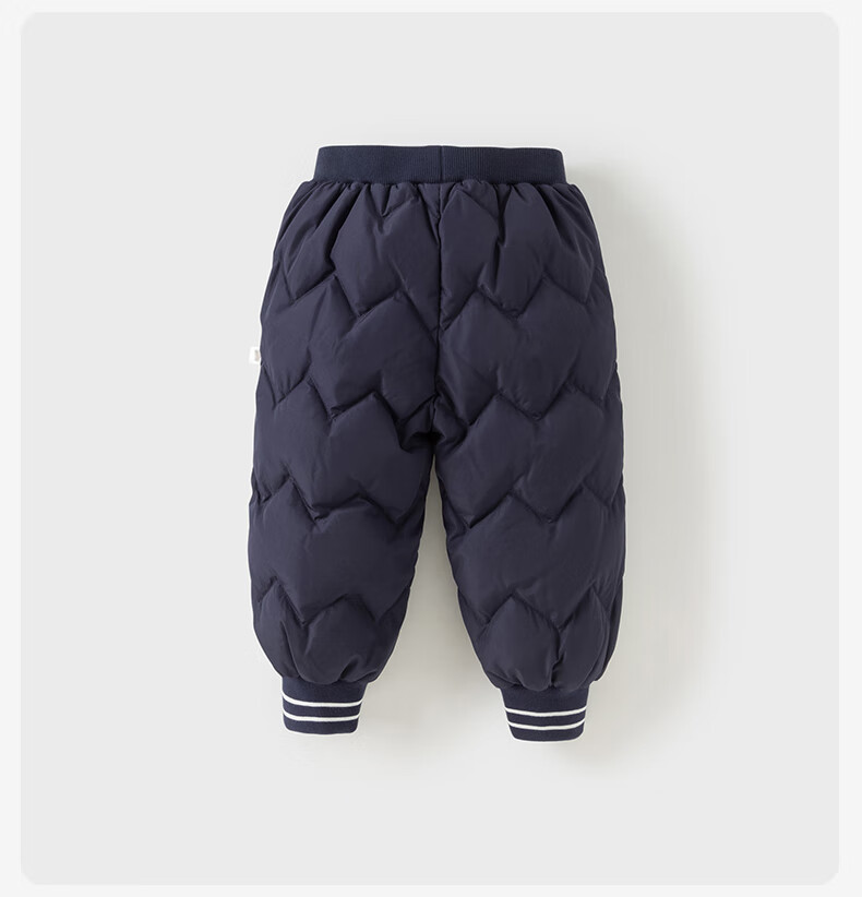 DAVE & BELLA Kids Waterproof Down Pants Autumn Winter Girls Warm Thick Jogger Trousers 3
