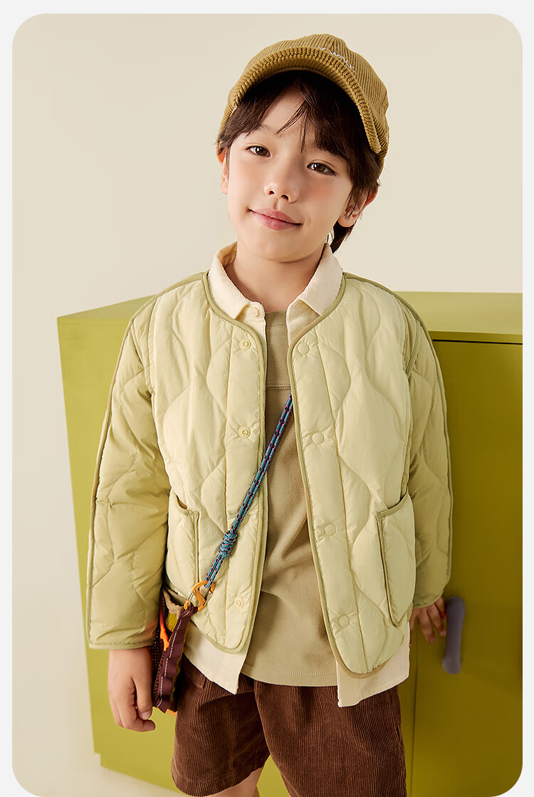 Minibala Unisex Kids Children's Down Jacket Dual-Use Lightweight Warm Coat 2025 Winter New 4