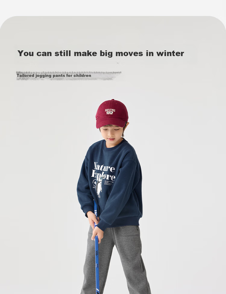 BALABALA Children's Clothing, Boys And Girls Pants, Autumn And Winter Wear, Versatile Sports Casual Pants, Fashionable Sweatpants, Joggers, Trendy Pants 19