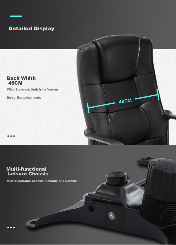 Botai Computer Chair, Home Office Chair, Adjustable Height Swivel Chair for Home Use, Ergonomic Office Chair, Black Executive Chair 90767H 11