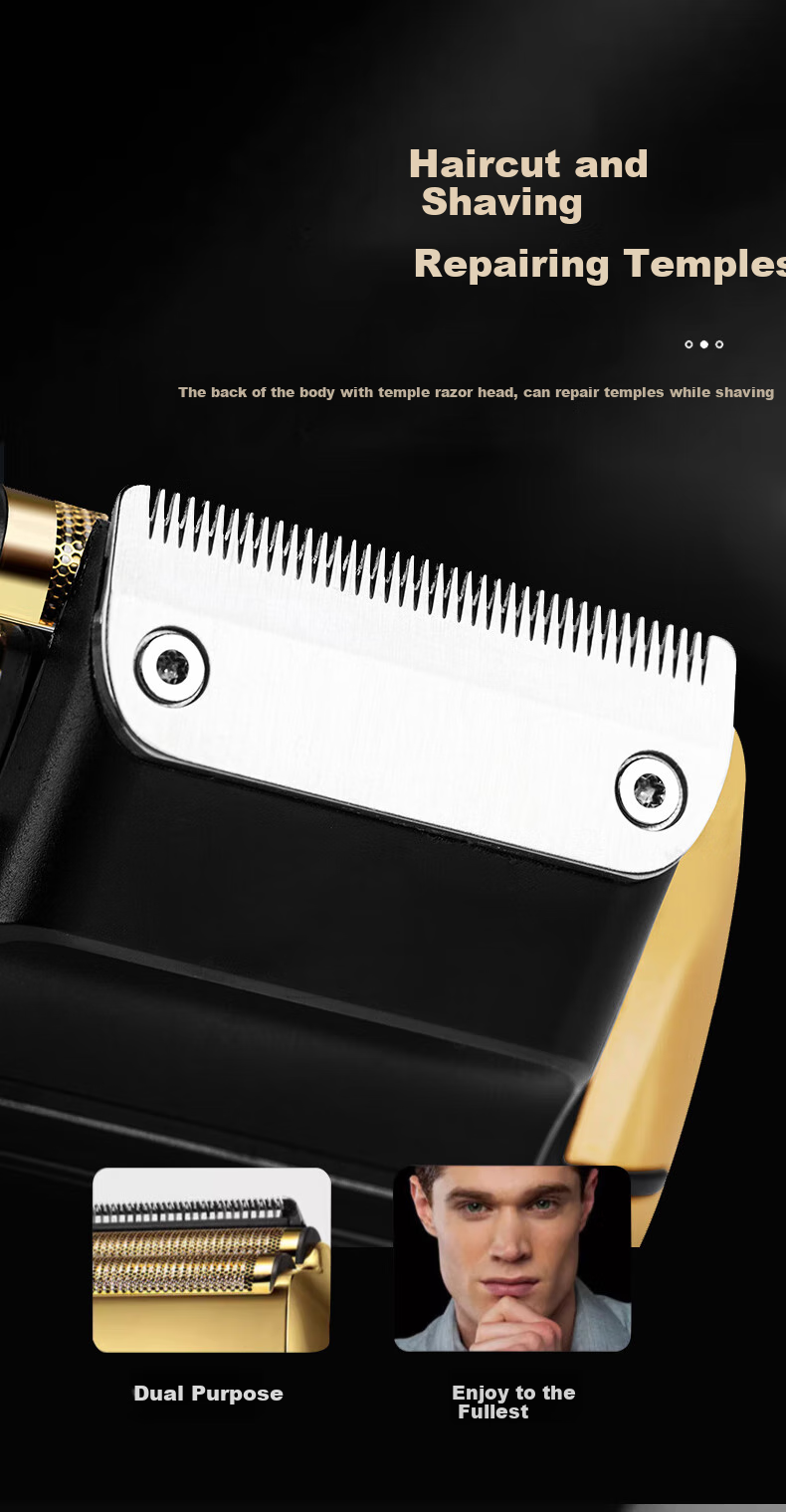 Yier [Germany] Electric Shaver with Brightening Function, New Magnetic Levitation Hair Clipper for Shaving Head, Professional Hair Salon Use, Reciprocating Razor for Shaving Head, YLF-999 7