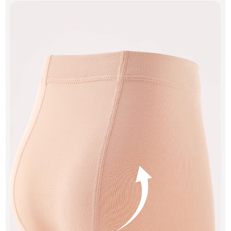 Langsha Kids Autumn Winter Fleece-Lined Thickened Skin-Colored Tights Outdoor Wear Sheer Pantyhose Girls Nude Leggings 14