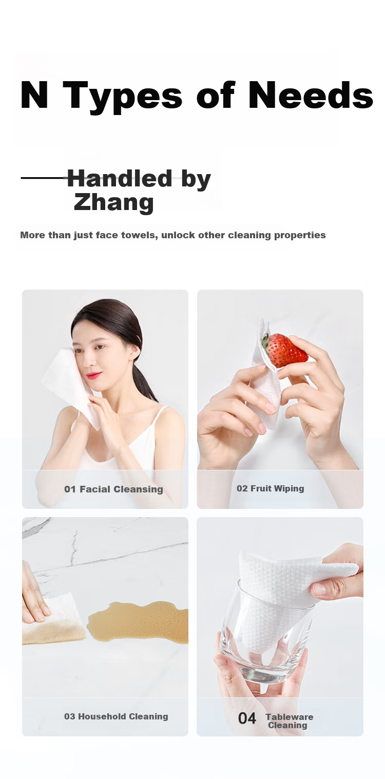 Shibo Pure Cotton Face Towels, 70 Sheets*3 Packs, Soft Cotton Wipes, 100% Pure Cotton Disposable Baby Facial Cleansing Wipes, Pull-Out Style 13