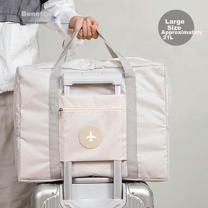 Banzheni Travel Bag for Men And Women, Large Capacity, Can Be Attached to Luggage Handle, Storage Bag for Maternity Leave, Business Trip, Fitness, Handheld And Crossbody Bag