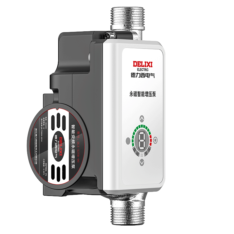 Delixi Variable Frequency Booster Pump Fully Automatic CNC AI Smart Household Water Heater Booster Tap Water Shower Pressure Pump