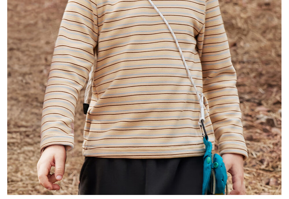 Beitais Kids Long Sleeve T-Shirt Spring and Autumn New Striped Boys and Girls Baby Mid-Neck Cotton Base Shirt 32